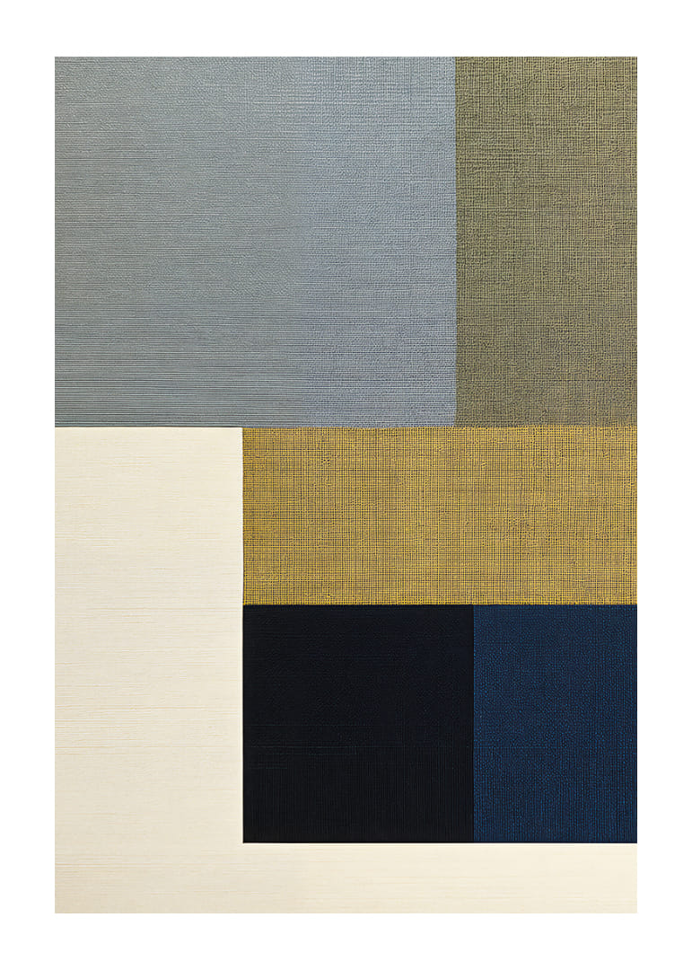 Las elegantes formas geométricas en colores suaves crean tranquilidad.-12