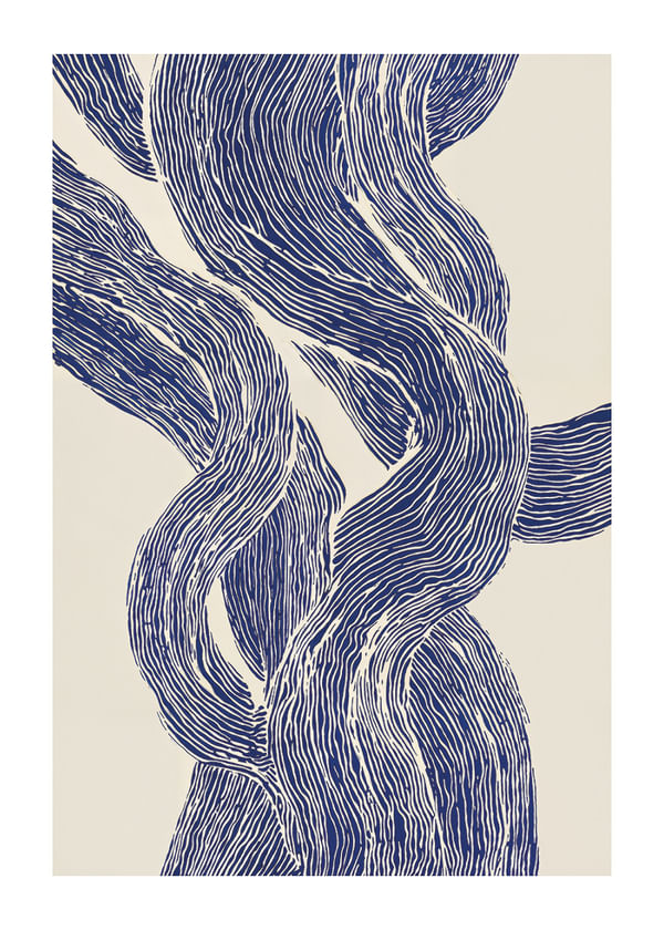 Juliste Blue Stream Symphony