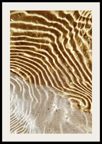 Golden waves create a calm and harmonious pattern-2