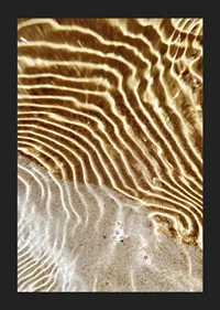 Golden waves create a calm and harmonious pattern-5