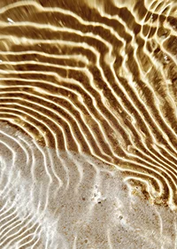 Golden waves create a calm and harmonious pattern-7