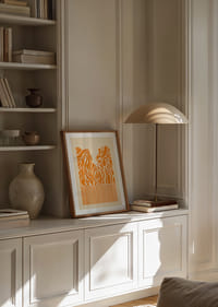 Paisaje de montaña abstracto en tonos ardientes para una experiencia dinámica-4