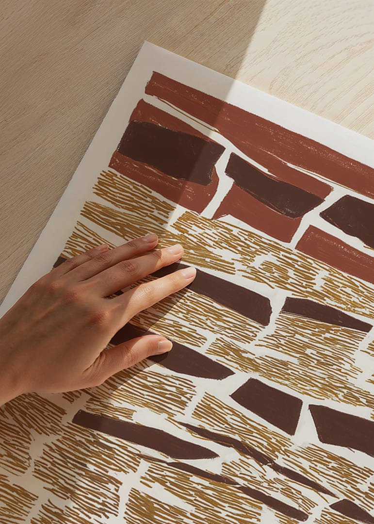 Los tonos rústicos y los destellos terrosos crean una atmósfera cálida.-12