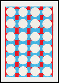 Una vibrante sinfonía de círculos y colores crea una sensación energética.-0