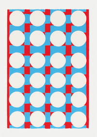 Una vibrante sinfonía de círculos y colores crea una sensación energética.-1