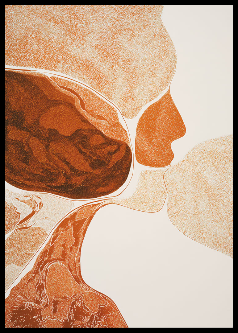 Una armoniosa mezcla de tonos tierra que crea profundidad y movimiento.-12