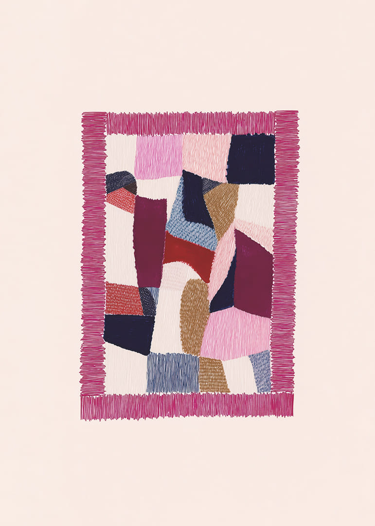 Las coloridas formas geométricas crean una vibrante sinfonía visual.-12