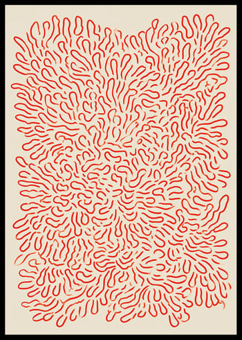 Poster Crimson Cascade