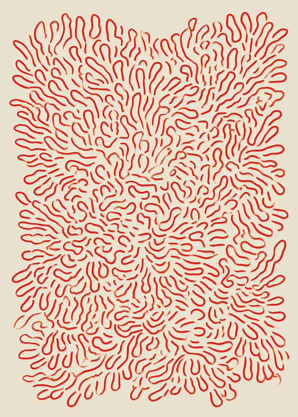 Juliste Crimson Cascade