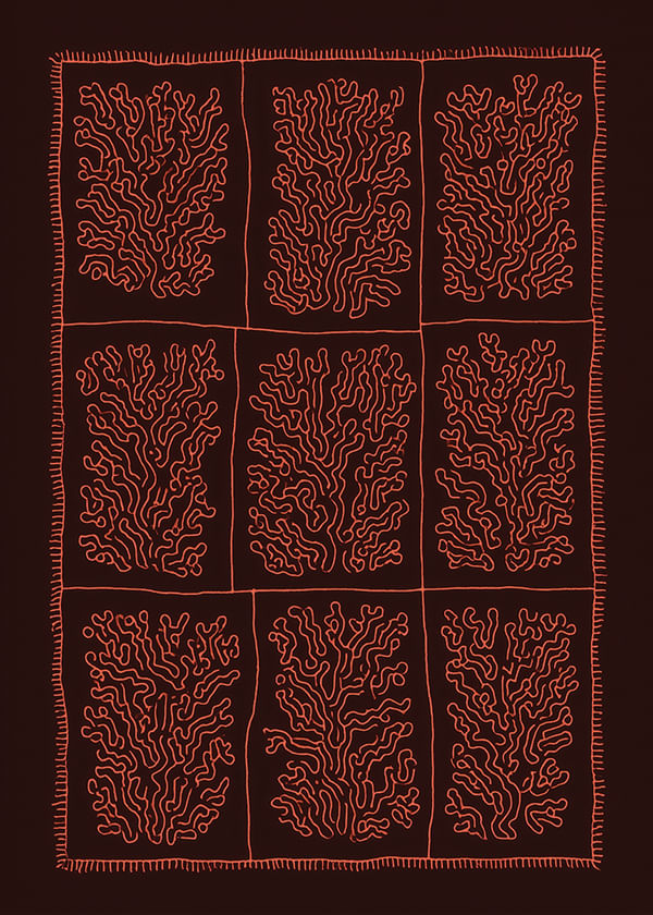 Juliste Crimson Veins