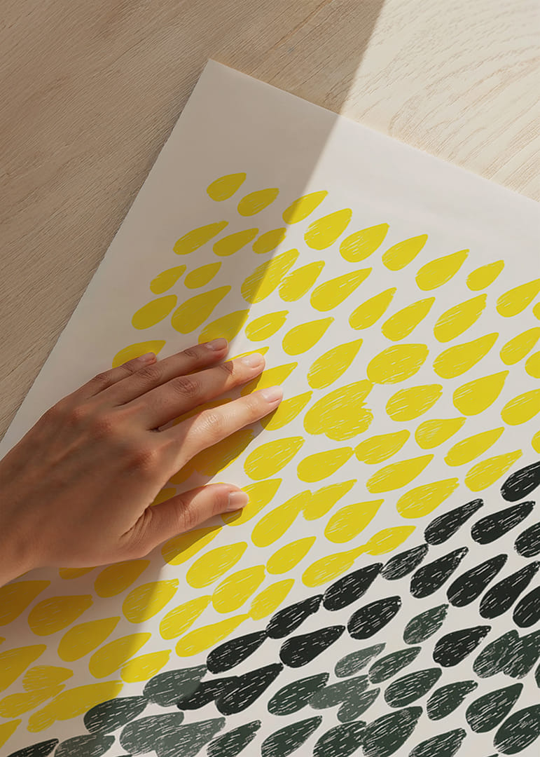 El patrón de gotas da vida a cada habitación.-12