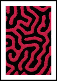 Vibrant lines dance in vibrant contrasts-0