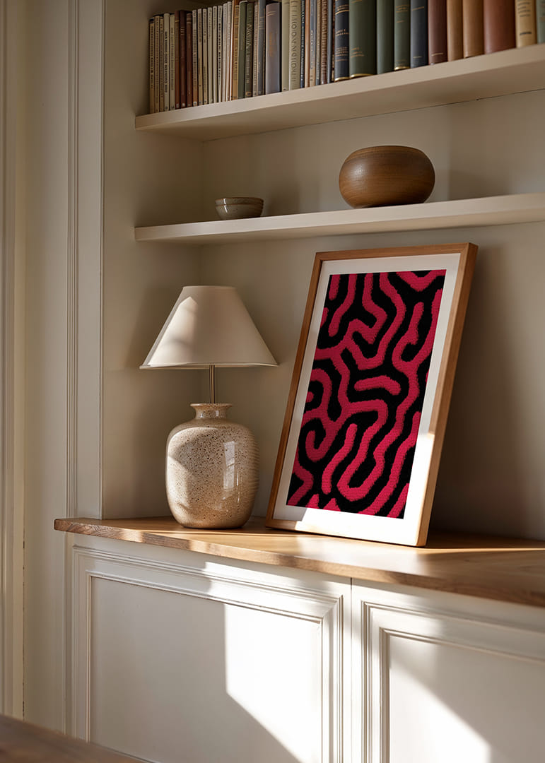 Líneas vibrantes danzan en contrastes vibrantes-12