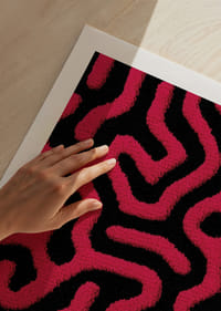 Líneas vibrantes danzan en contrastes vibrantes-5