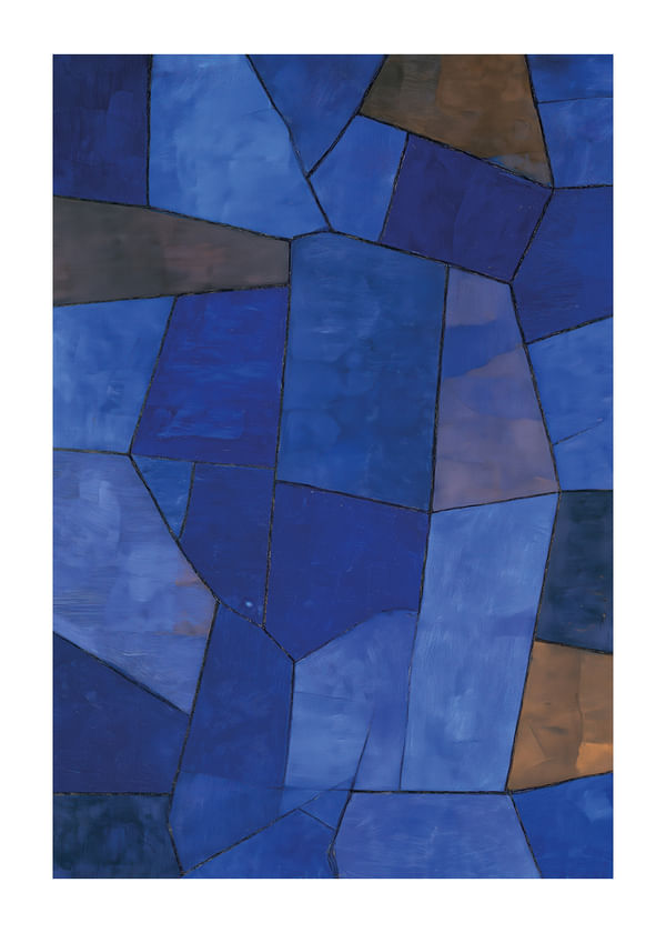 Juliste Cobalt Labyrinth