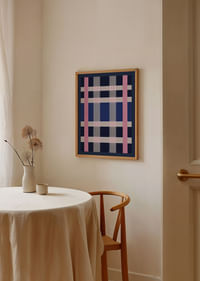 Auffälliges und stylisches Poster mit trendigen Farbblöcken-2