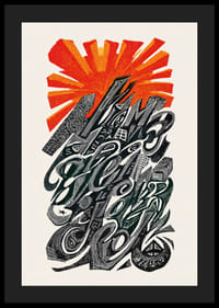 Colorful city skyline in dynamic pattern-4