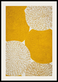 Varma gyllene cirklar i harmonisk rörelse-2