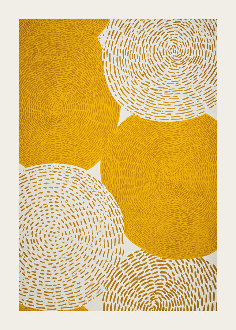 Varma gyllene cirklar i harmonisk rörelse-12