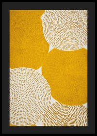 Varma gyllene cirklar i harmonisk rörelse-4