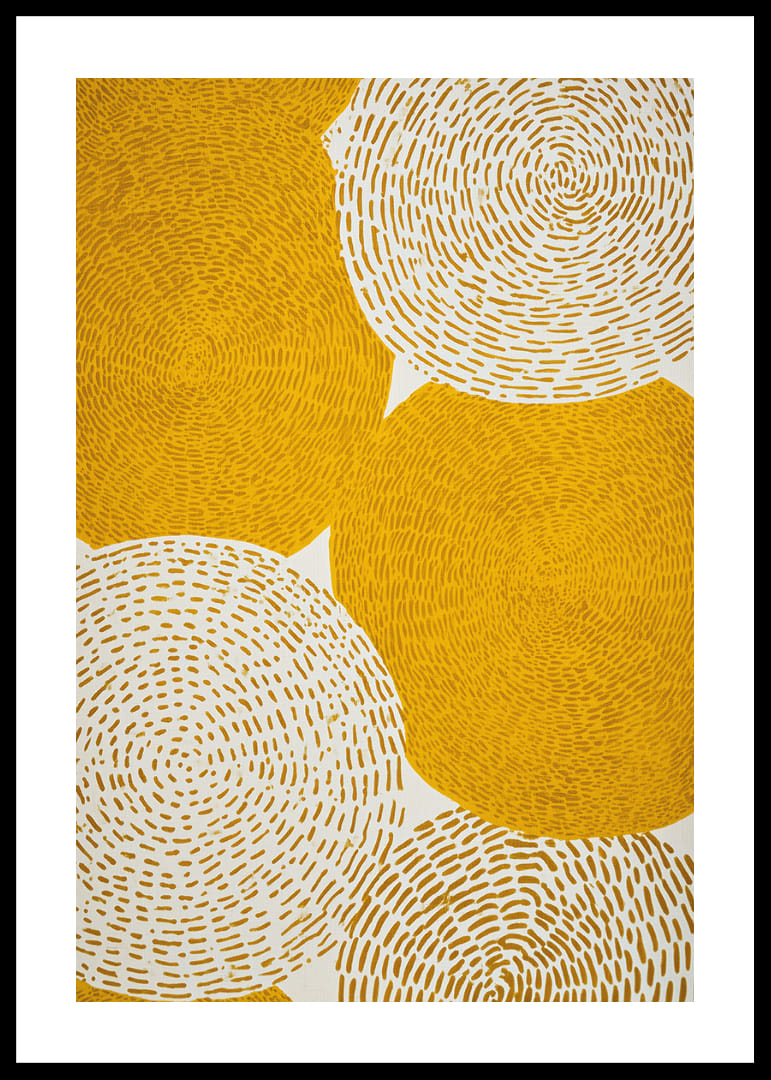 Cálidos círculos dorados en movimiento armonioso-12