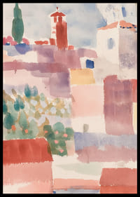 Una alegre mezcla de colores pastel crea un encanto apacible.-2