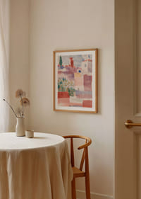 Una alegre mezcla de colores pastel crea un encanto apacible.-4