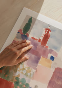 Una alegre mezcla de colores pastel crea un encanto apacible.-5