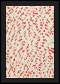 A lively dance of red dots over a calm background-4