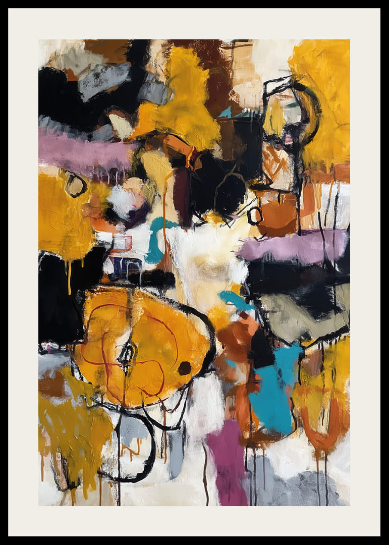 Energetic chaos in a cascade of colors and shapes-12