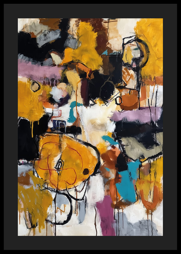 Energetic chaos in a cascade of colors and shapes-12