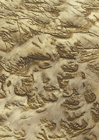 Golden sand dunes create a dreamlike desert landscape-7