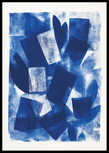 Poster Indigo Illusions No2