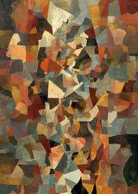 Színes kompozíció őszi árnyalatokkal és vibráló energiával-3