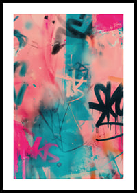 Dynamiske farger i en urban graffitiverden-0