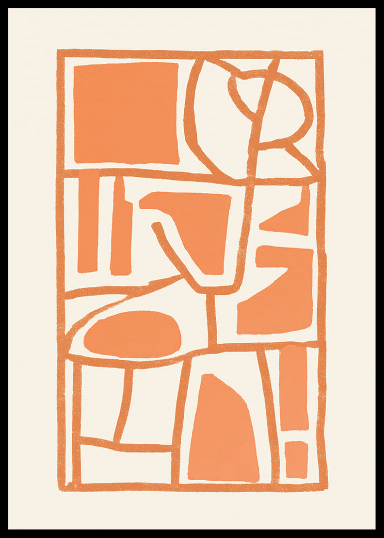Un motif chaleureux et lumineux de formes géométriques-12