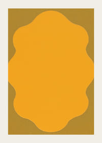 A golden shape against a soft background creates warmth-3