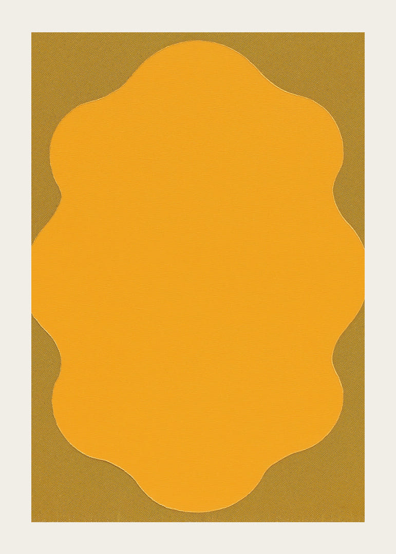 A golden shape against a soft background creates warmth-12
