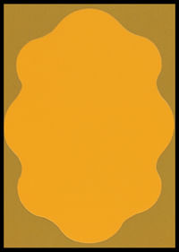 Eine goldene Form vor einem sanften Hintergrund erzeugt Wärme-2