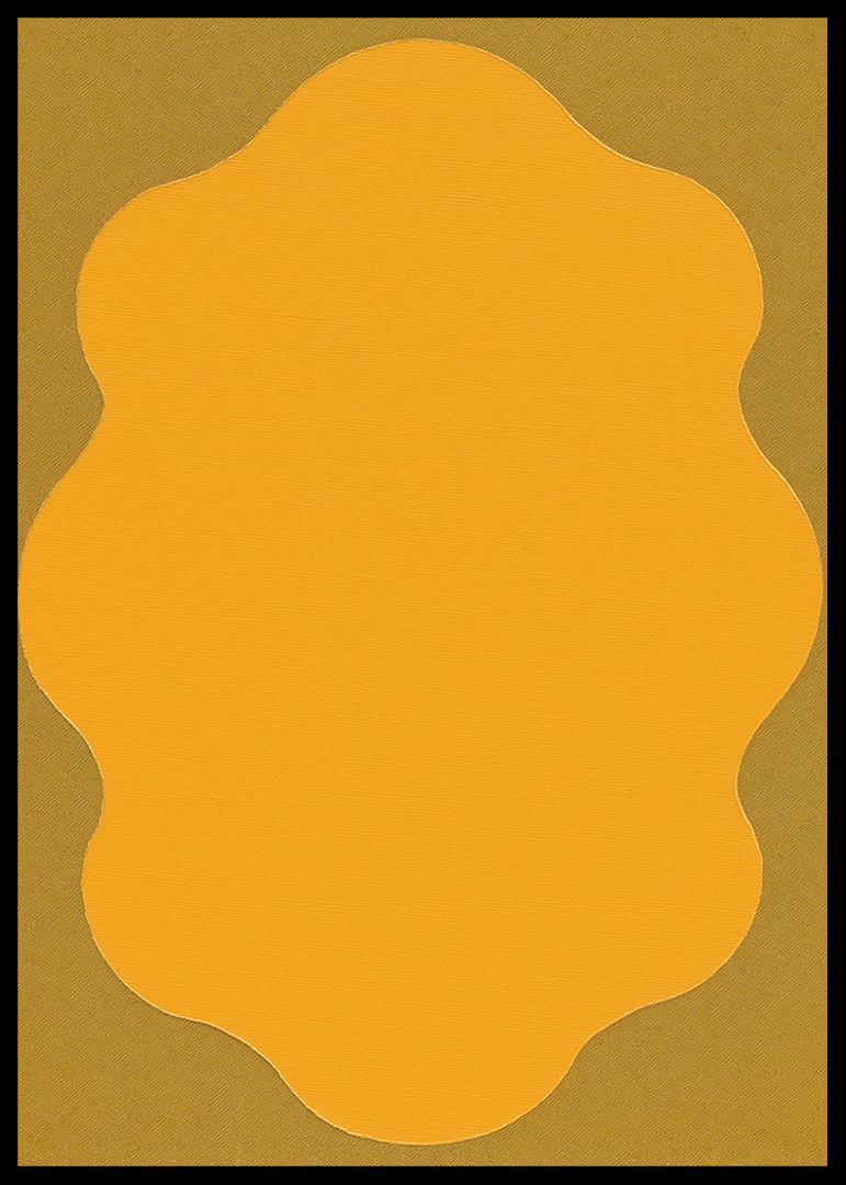 Eine goldene Form vor einem sanften Hintergrund erzeugt Wärme-12