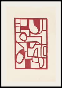 Red lines form a vibrant abstract pattern-2