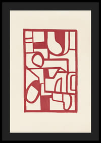 Red lines form a vibrant abstract pattern-4