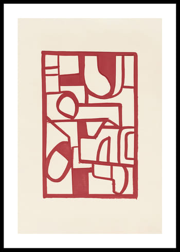 Poster Scarlet Structure No1