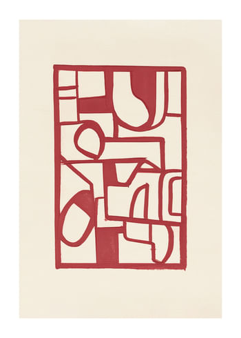 Poster Scarlet Structure No1