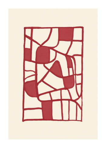 Poster Scarlet Structure No2