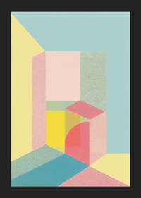 Pastel colored geometry creates a calming sense of space-5