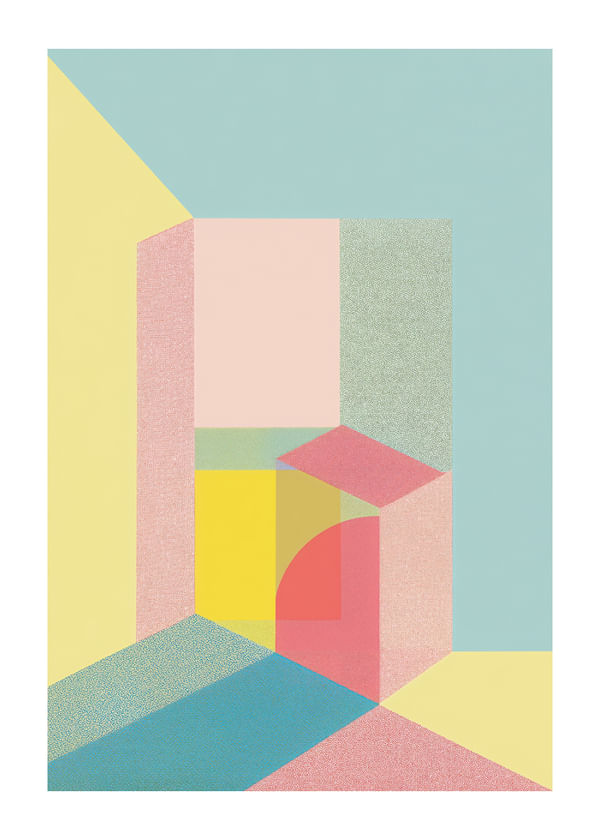 Poster Pastel Illusions