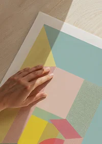 Pastel colored geometry creates a calming sense of space-9