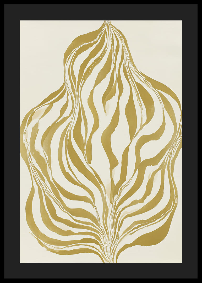 Gyllene linjer slingrar sig i ett böljande mönster-12