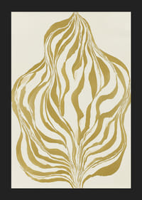 Gyllene linjer slingrar sig i ett böljande mönster-5